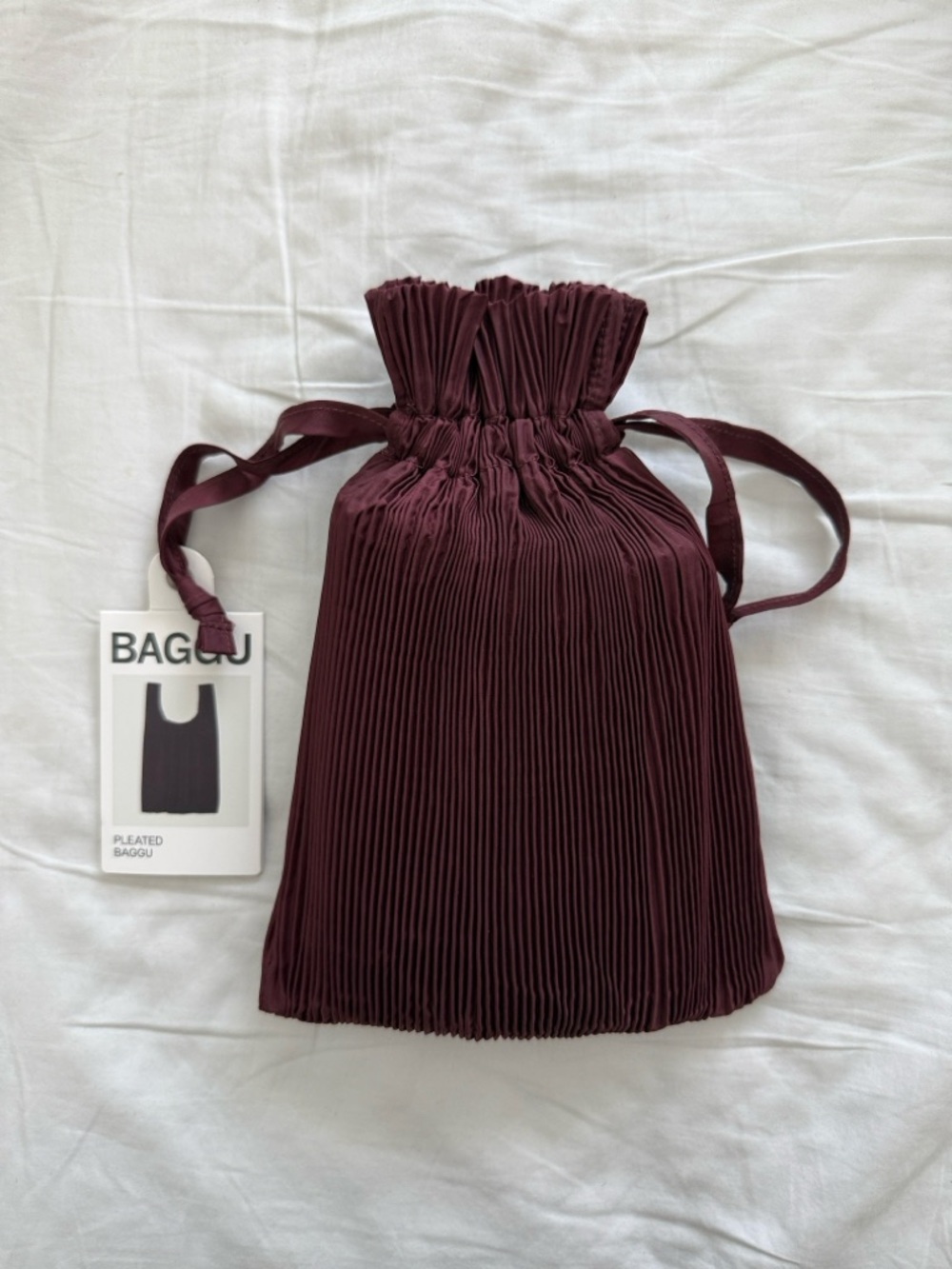 BAGGU Standard Reuseable Pleated - Mahogany
